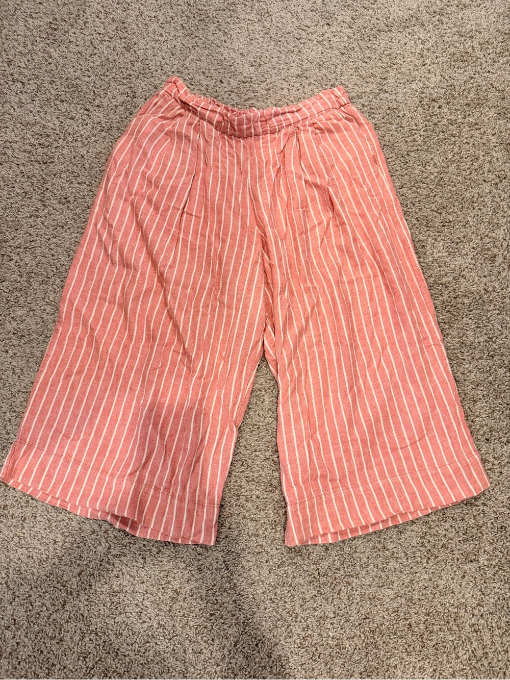GAP Pleated Crop Pants LARGE